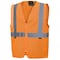 Pioneer Polyester Mesh Vest, Orange, Small V1025050U-S - alternate 1